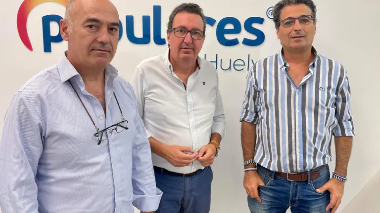 González con los presidentes de las Plataformas