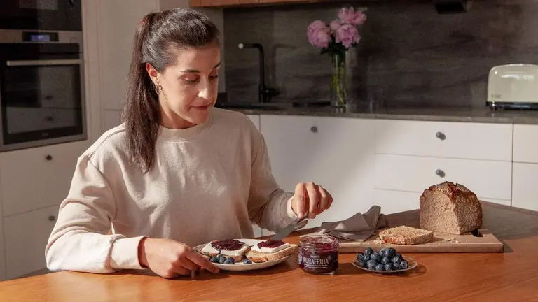 Carolina Marín, en la campaña de Helios