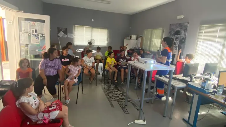 Participantes en los talleres