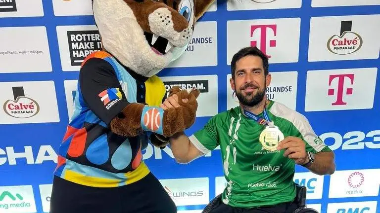 Celebrando la medalla