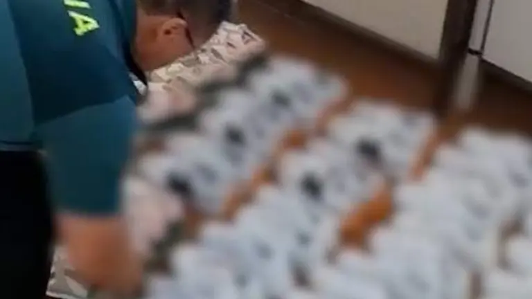 Incautación de prendas deportivas