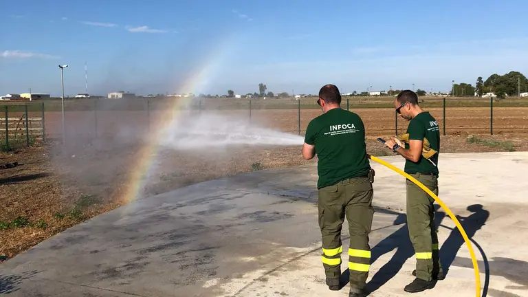 Incendio Santa Bárbara de Casa. Fuente: INFOCA