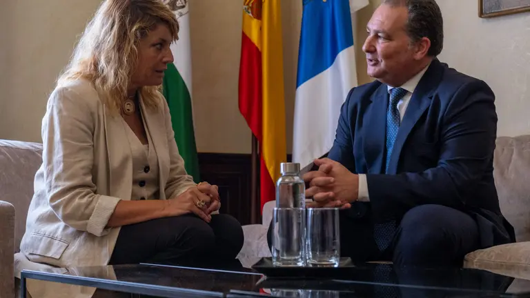 Miranda y Toscano, en la reunión de este martes