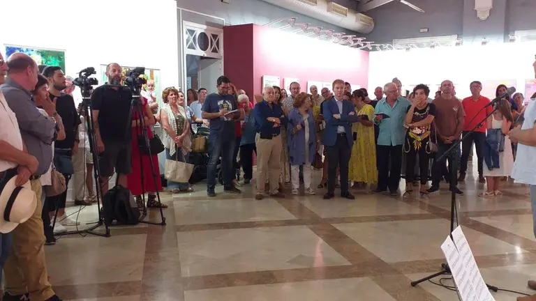 Inauguración de la exposición de Pedro Rodríguez