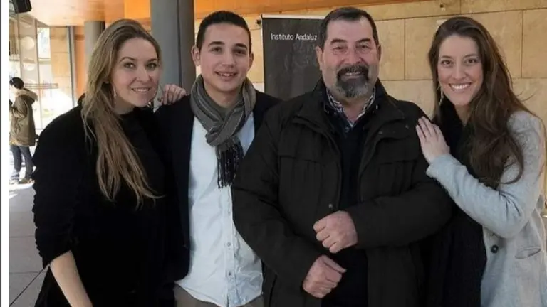 Fernández en una foto con la cantaora Argentina