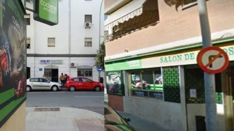 Salón de juegos en Huelva, frente a la Asociación que lucha por la prevención