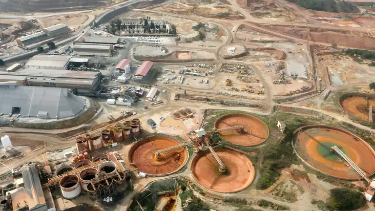 Instalaciones de la mina de Riotinto