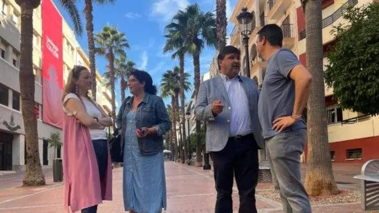 Gabriel Cruz, esta mañana en Huelva