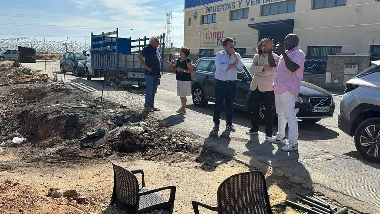 Visita del diputado a la zona