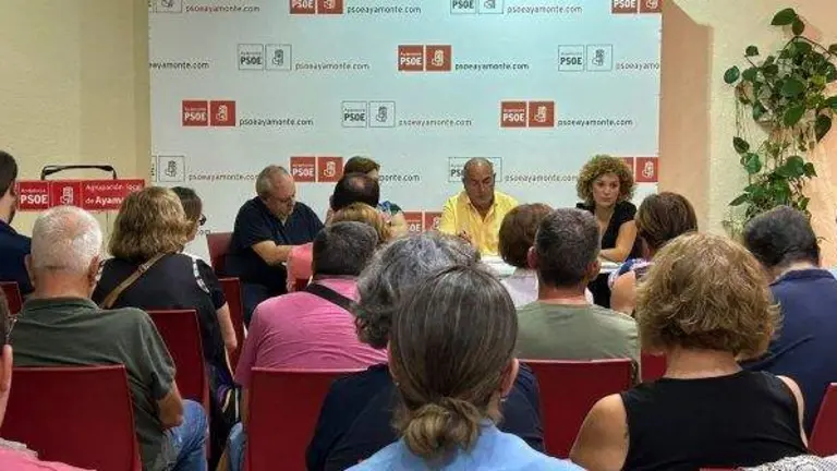 Reunión socialista en Ayamonte