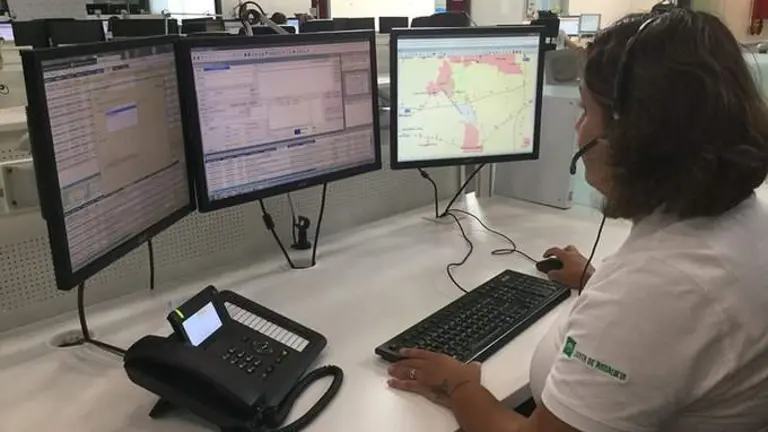 Atención telefónica del 112