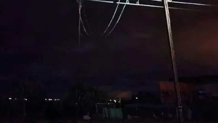 Un tendido el&eacute;ctrico afectado en San Juan del Puerto