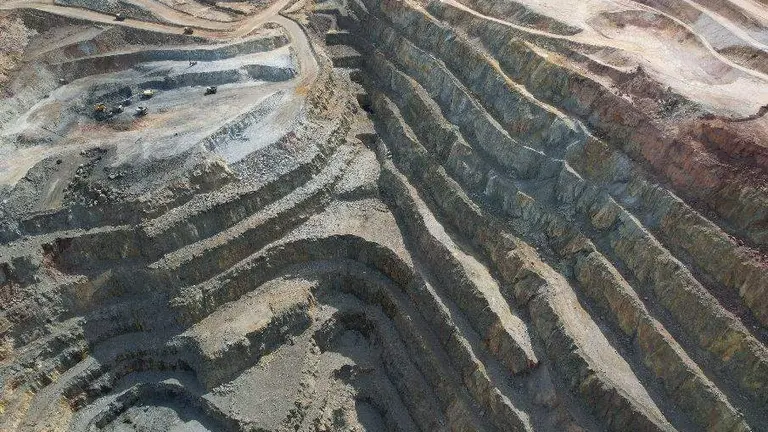 Trabajos mineros en Riotinto