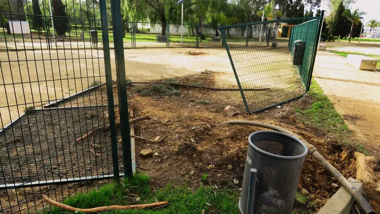 Zonas dañadas con peligro evidente