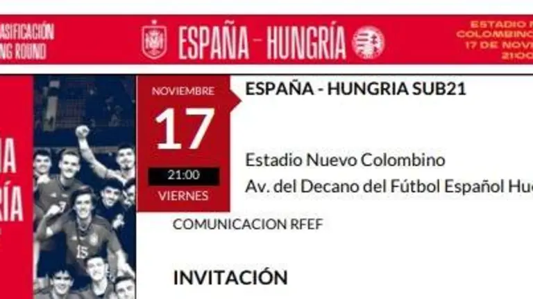 Captura de pantalla de la invitación