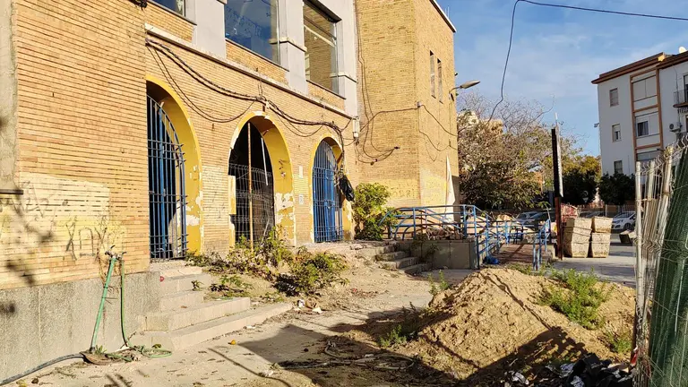 Mercado de San Sebasti&aacute;n, obras abandonadas