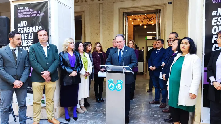 Lectura del Manifiesto en la Diputaci&oacute;n