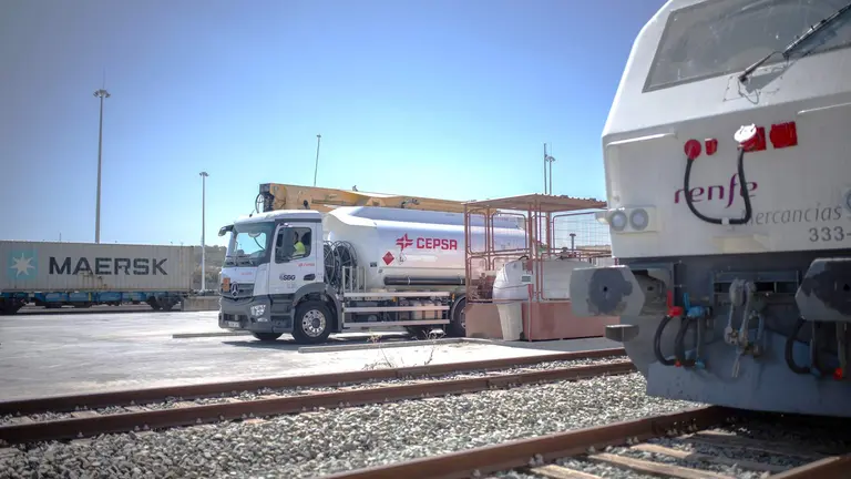 Prueba biocombustibles Cepsa, Maersk, Renfe