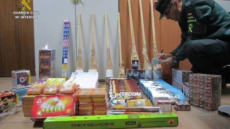 Incautación de petardos