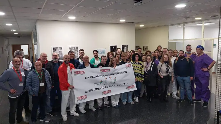 FOTO CONCENTRACION CELADORES HUJRJ 05-12-2023