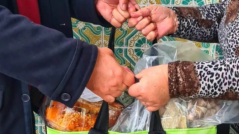 Entrega de Cestas de Navidad