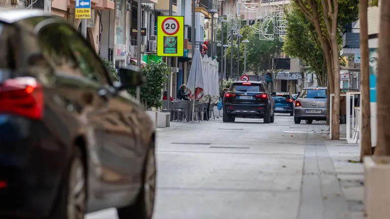 Radar instalado ya en la c&eacute;ntrica Calle Palos onubense
