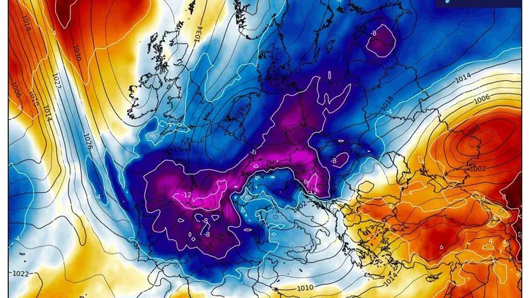 Masa de aire polar prevista para después de Reyes