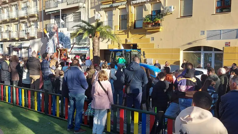 La carroza de La Palmera sorprendió gratamente a los onubenses