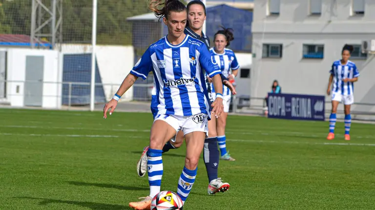 El Sporting de Huelva ante la Real Sociedad.