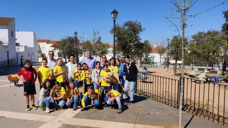 Participantes en la acci&oacute;n medioambiental palerma