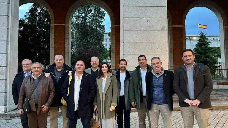 Representantes de las organizaciones agrarias, en el MITECO