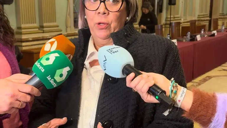 Mónica Rossi en el pleno