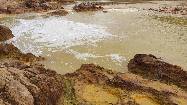 R&iacute;o Oraque, aguas arriba de Alcolea