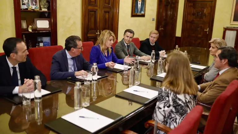 Recepci&oacute;n en el Ayuntamiento a Garamendi