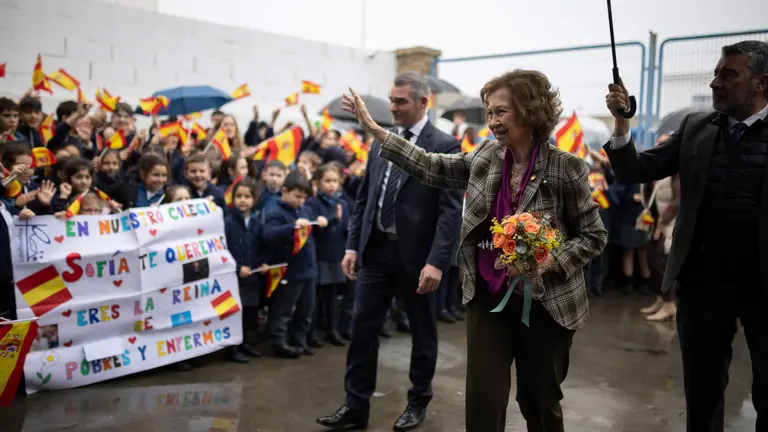 Llegada de la Reina Do&ntilde;a Sof&iacute;a