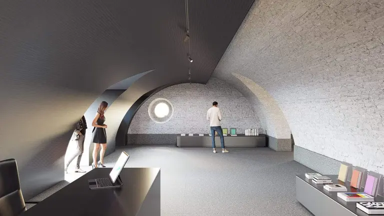 Así quedará la zona de uso expositivo