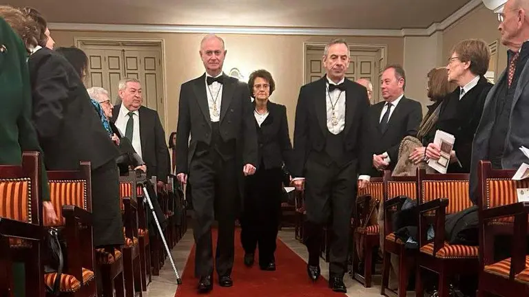 Elena Rodríguez a la entrada al acto