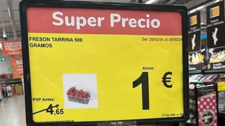 Oferta gancho de Carrefour