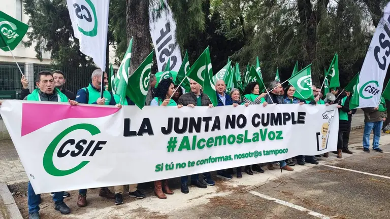 Movilizaci&oacute;n de CSIF en Huelva