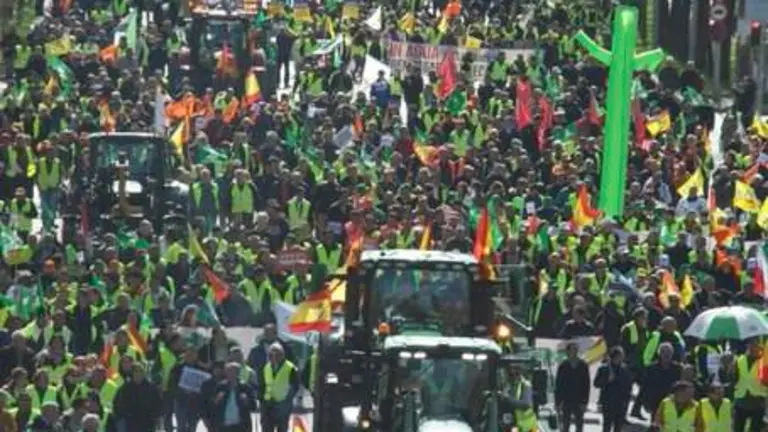 Movilizaci&oacute;n de agricultores