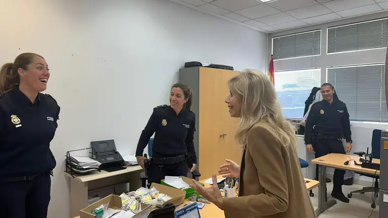 La Subdelegada María José Rico en la Comisaría