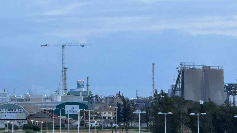 Grúa instalada para la nueva planta en Francisco Montenegro