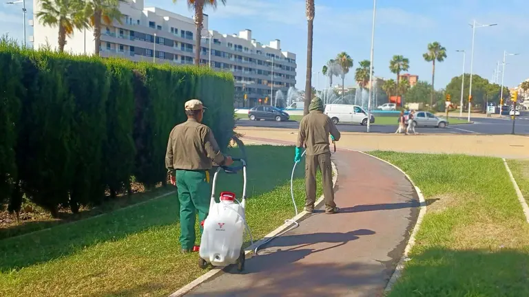Tratamiento barrera en Huelva capital