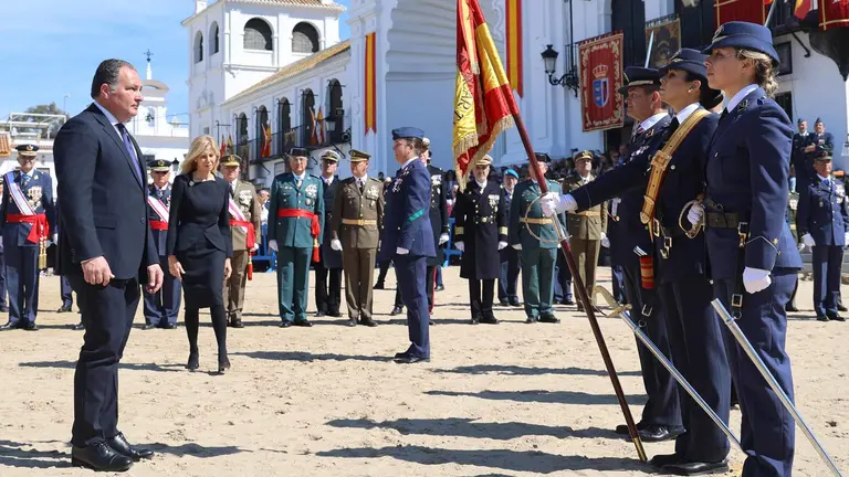 Toscano, en la Jura de Bandera
