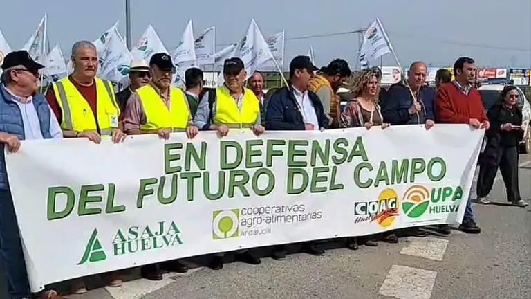Cabeza de la manifestaci&oacute;n de esta ma&ntilde;ana