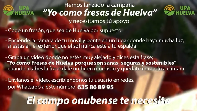 Forma de unirse a la campa&ntilde;a