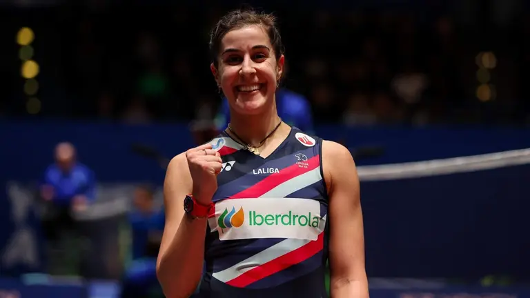 Carolina Marín durante su reciente participación en el All England.