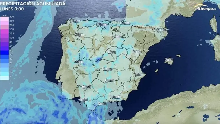Mapa de previsiones