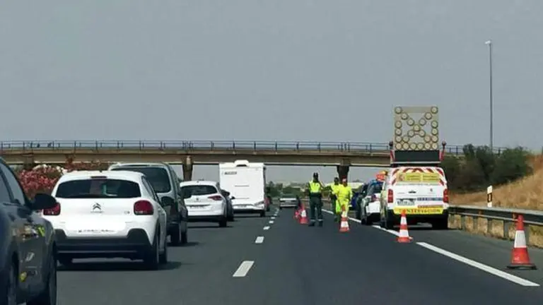 Accidente en la A-49