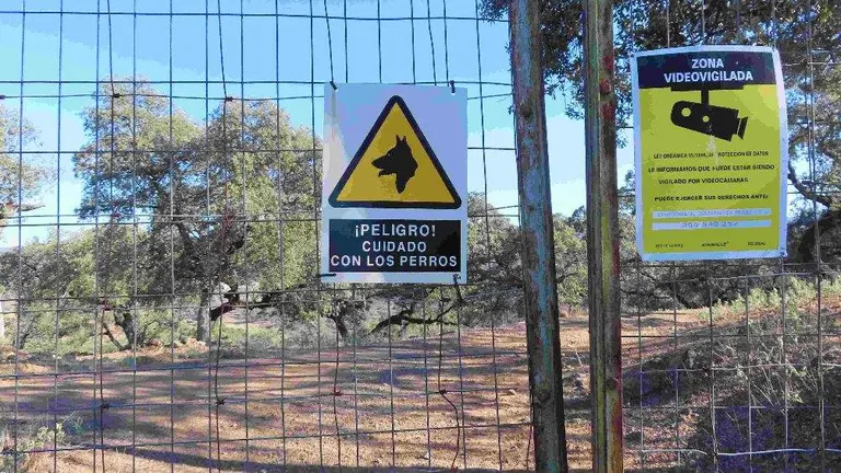 Una de las canelas instaladas por el Coto